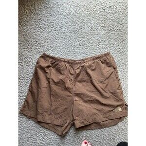 THE NORTH FACE Women’s Brown Swim Shorts Size MEDIUM Pockets Pre- owned